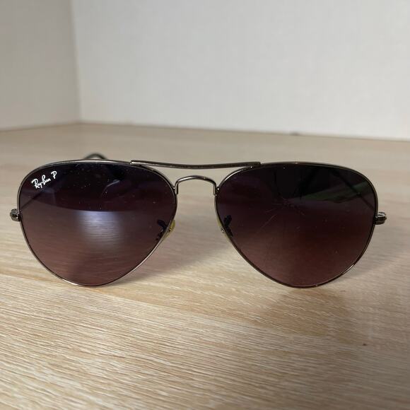 Ray-Ban RB3025 Aviator Large Metal Silver Sunglasses 004/77 FRAMES ONLY 58-14 - Picture 2 of 10